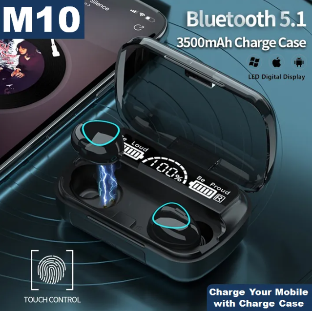 M10 Wireless Bluetooth Earbuds