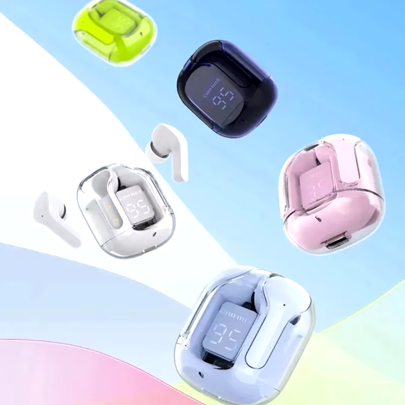 AIR 31 ENC Transparent Earbuds with LED Power Display